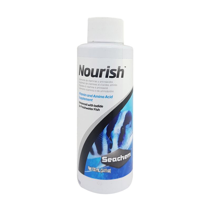محلول مولتی ویتامین آبزیان سیچم مدل nourish کد 3309 حجم 100 میلی لیتر